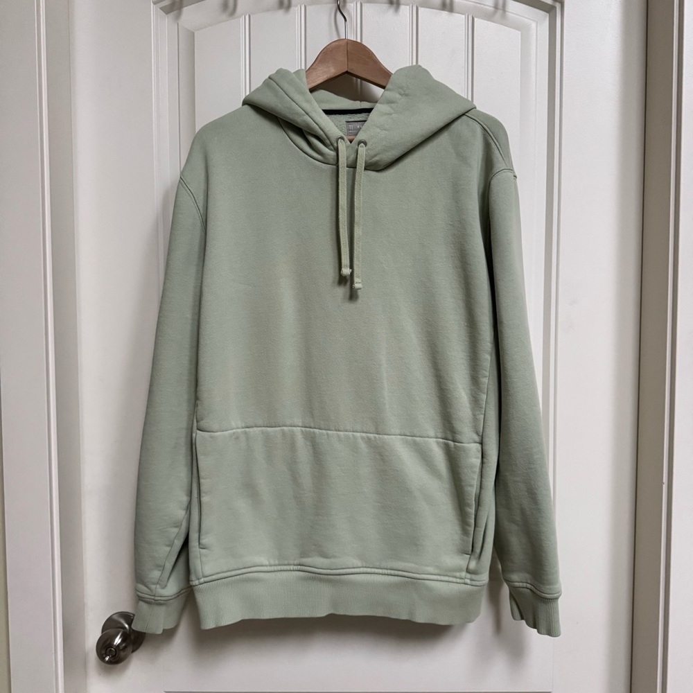 Everlane Cotton Blend Sage Green Hoodie. Size XL